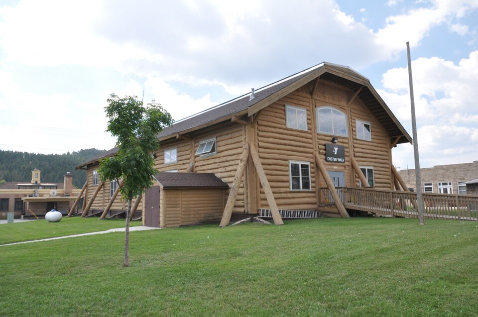 Photograph of Grace Coolidge Memorial Log Building