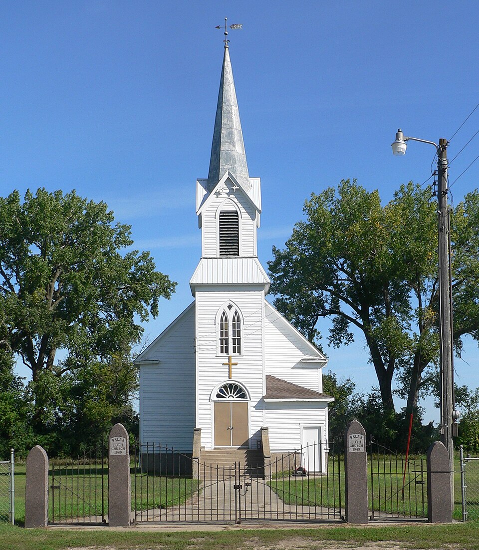 Photograph of Walla Lutheran Church