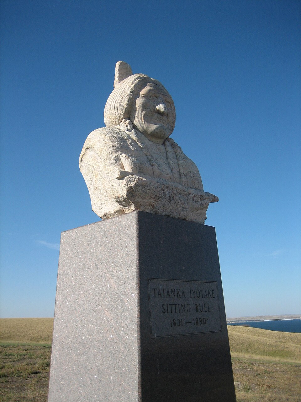 Photograph of Sitting Bull Monument