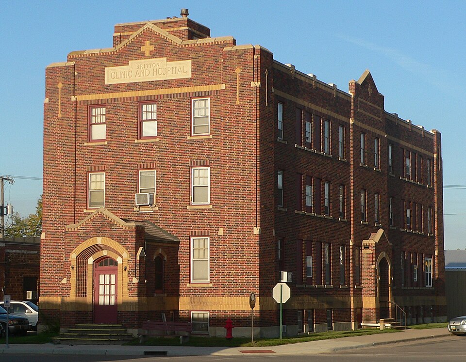 Photograph of Britton Clinic and Hospital