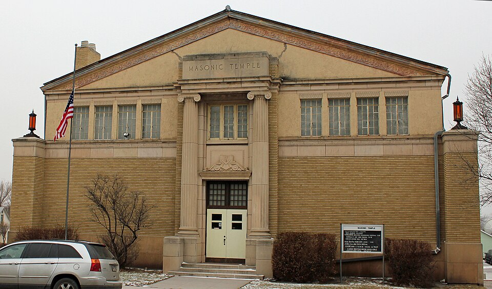 Photograph of Pierre Masonic Lodge