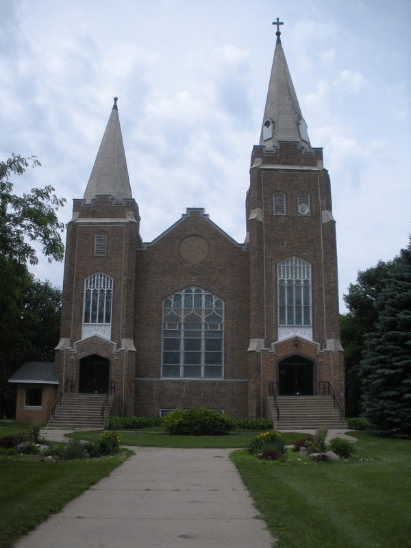 Photograph of St. Paul Lutheran Church and Cemetery
