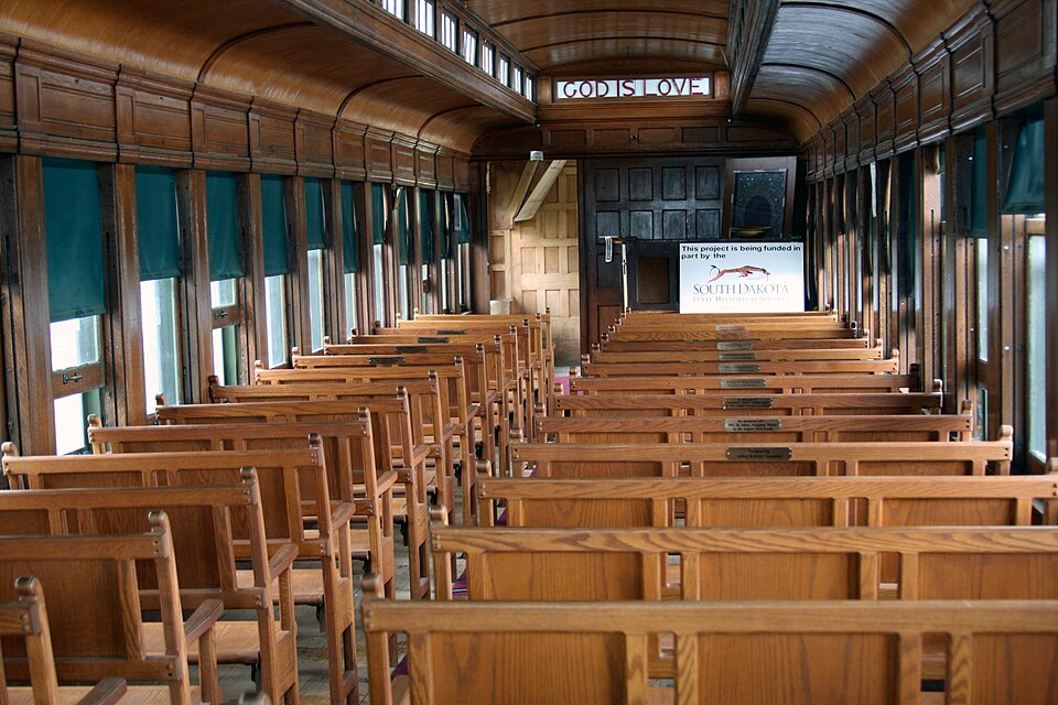 Photograph of Chapel Emmanuel Railroad Car