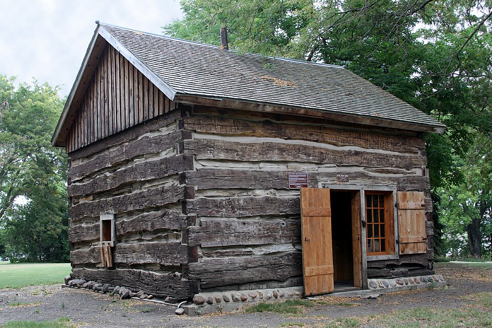 Photograph of Herman Luce Cabin