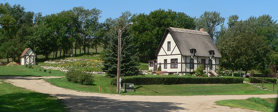 Photograph of Shakespeare Garden and Anne Hathaway Cottage