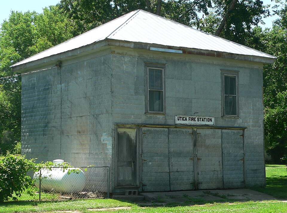 Photograph of Utica Fire and City Hall