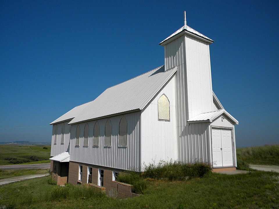Photograph of Peace Valley Evangelical Church and Cemetery