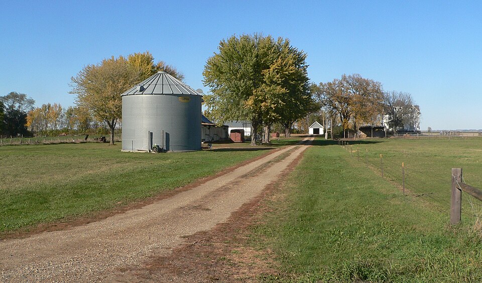 Photograph of Jens N. and Anna Junker Farmstead