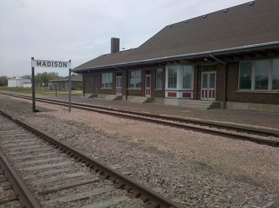 Photograph of Chicago, Milwaukee, St. Paul and Pacific Railroad Depot