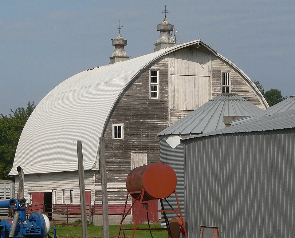Photograph of Herman F. Micheel Gothic Arched-Roof Barn