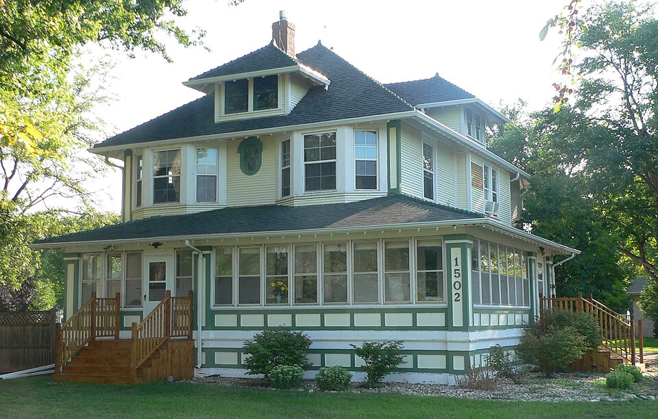 Photograph of Gustav and Mary Werth House