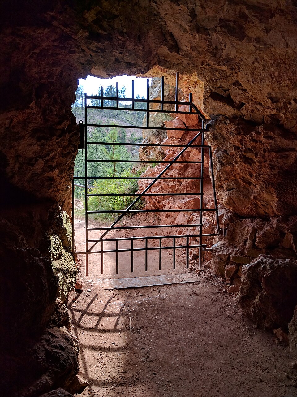 Photograph of Historic Trail and Cave Entrance