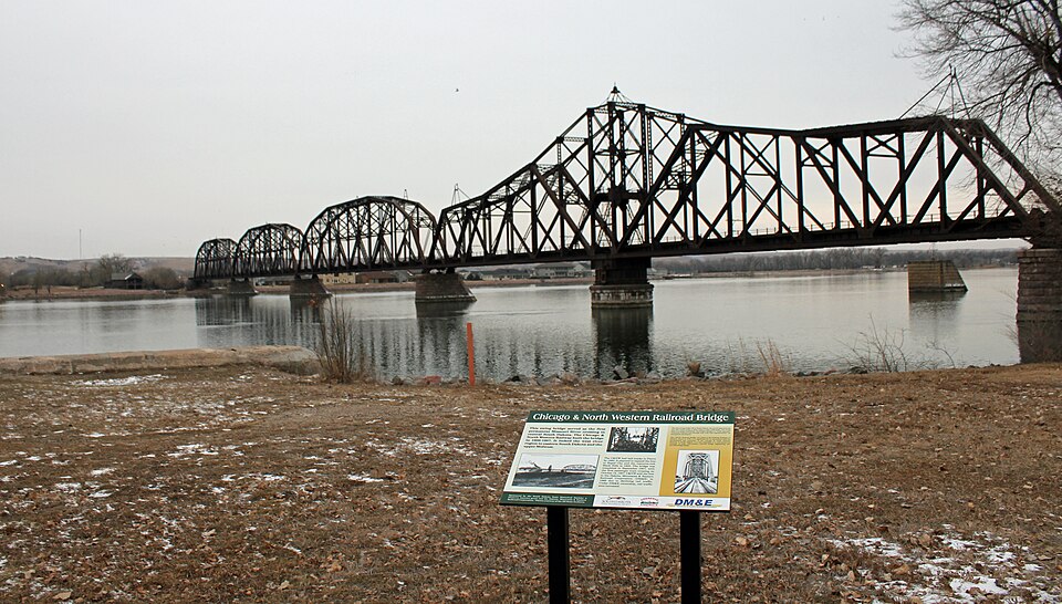 Photograph of Chicago and North Western Railroad Bridge
