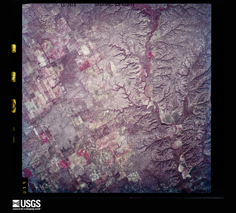 U.S. Geological Survey aerial photograph, 1972-08-19, scale 1:63206