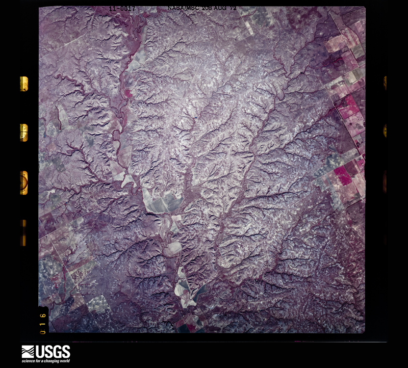 U.S. Geological Survey aerial photograph, 1972-08-19, scale 1:63206
