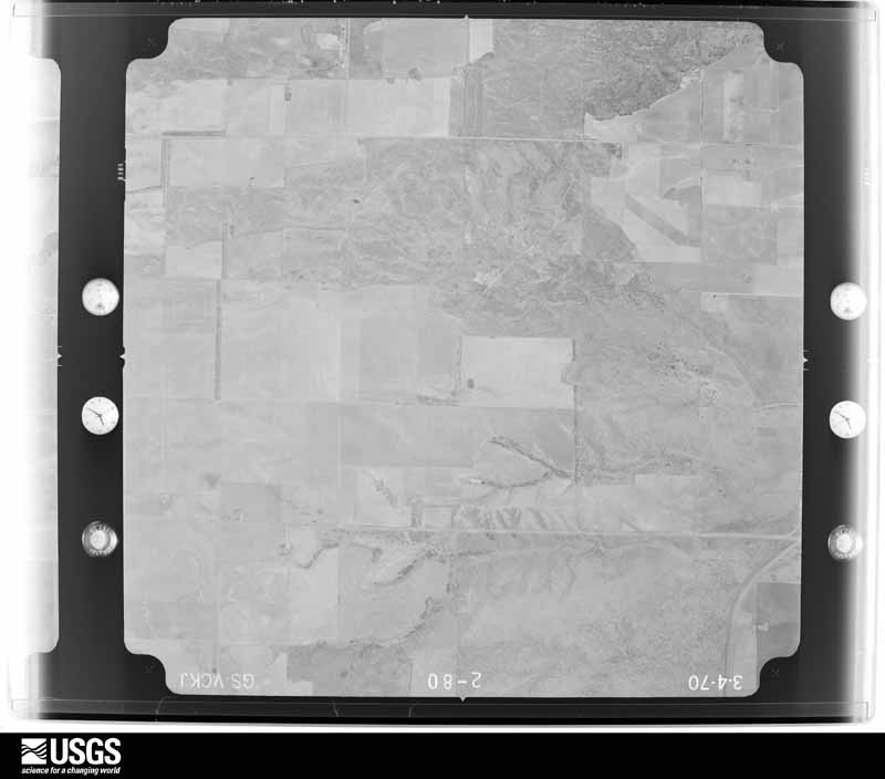 U.S. Geological Survey aerial photograph, 1970-03-04, scale 1:20000