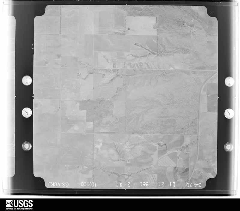 U.S. Geological Survey aerial photograph, 1970-03-04, scale 1:20000
