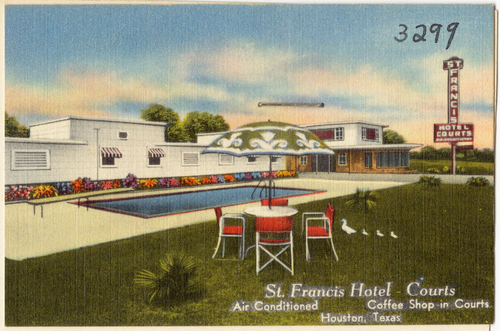 St. Francis Hotel Courts, Houston, Texas, Boston Public Library - undated