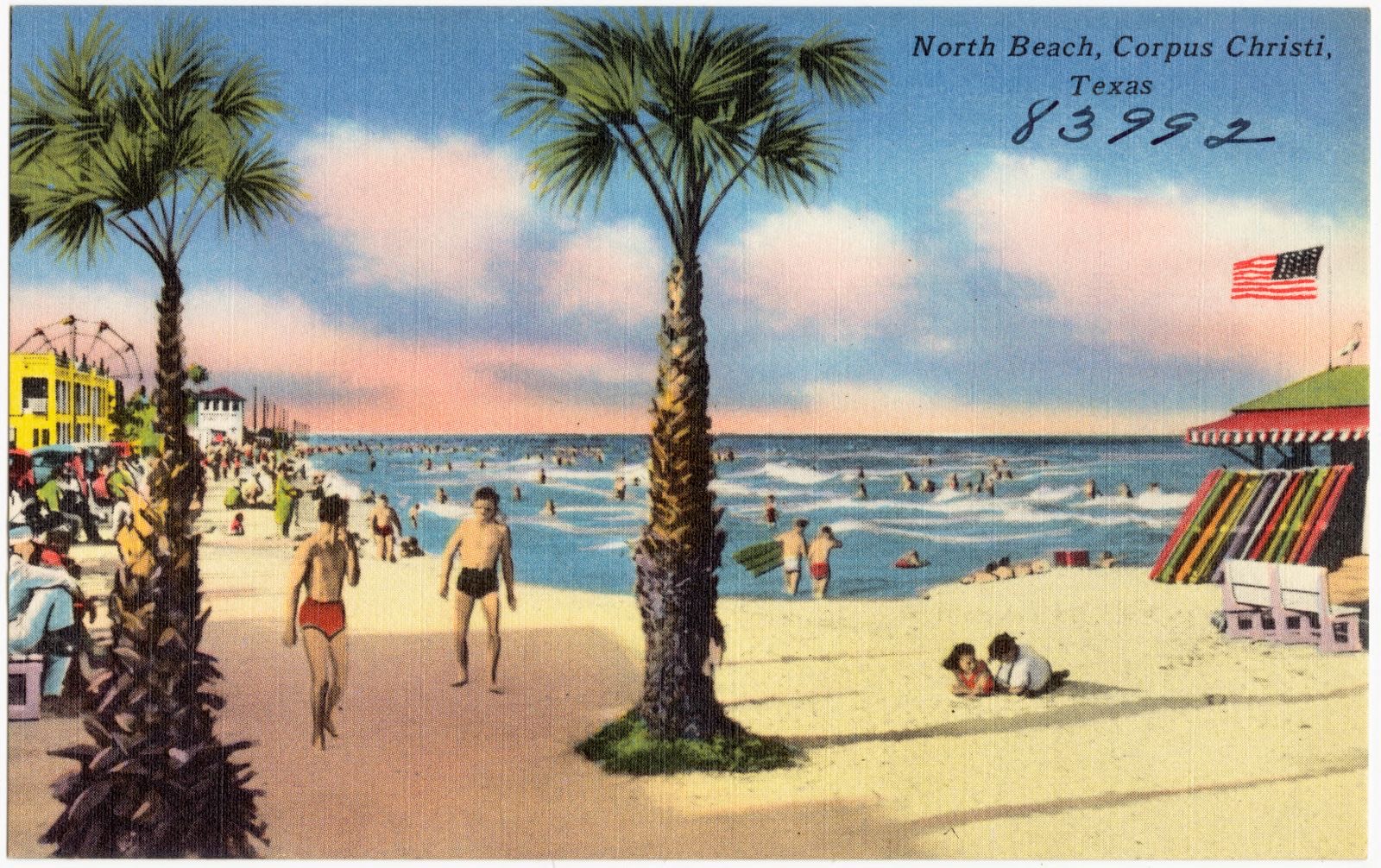 North Beach, Corpus Christi, Texas, Boston Public Library - undated