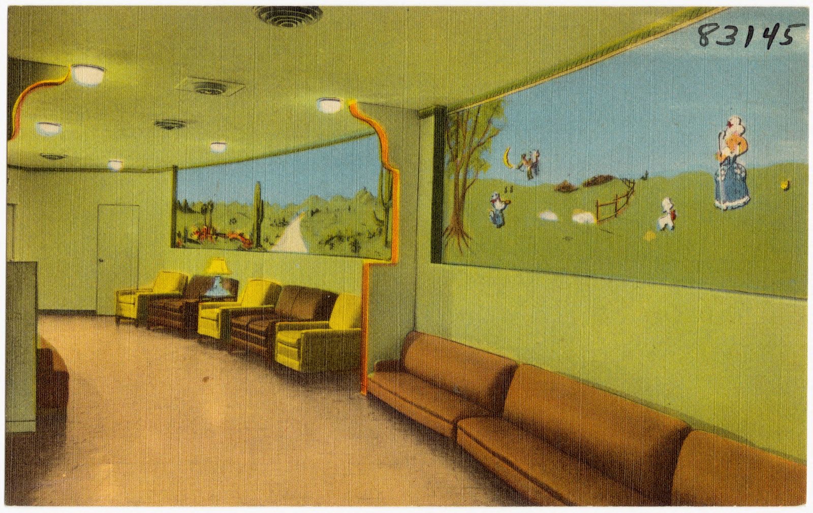 Combination ladies and toddlers lounge of The Gospel Lighthouse Church, Boston Public Library - undated