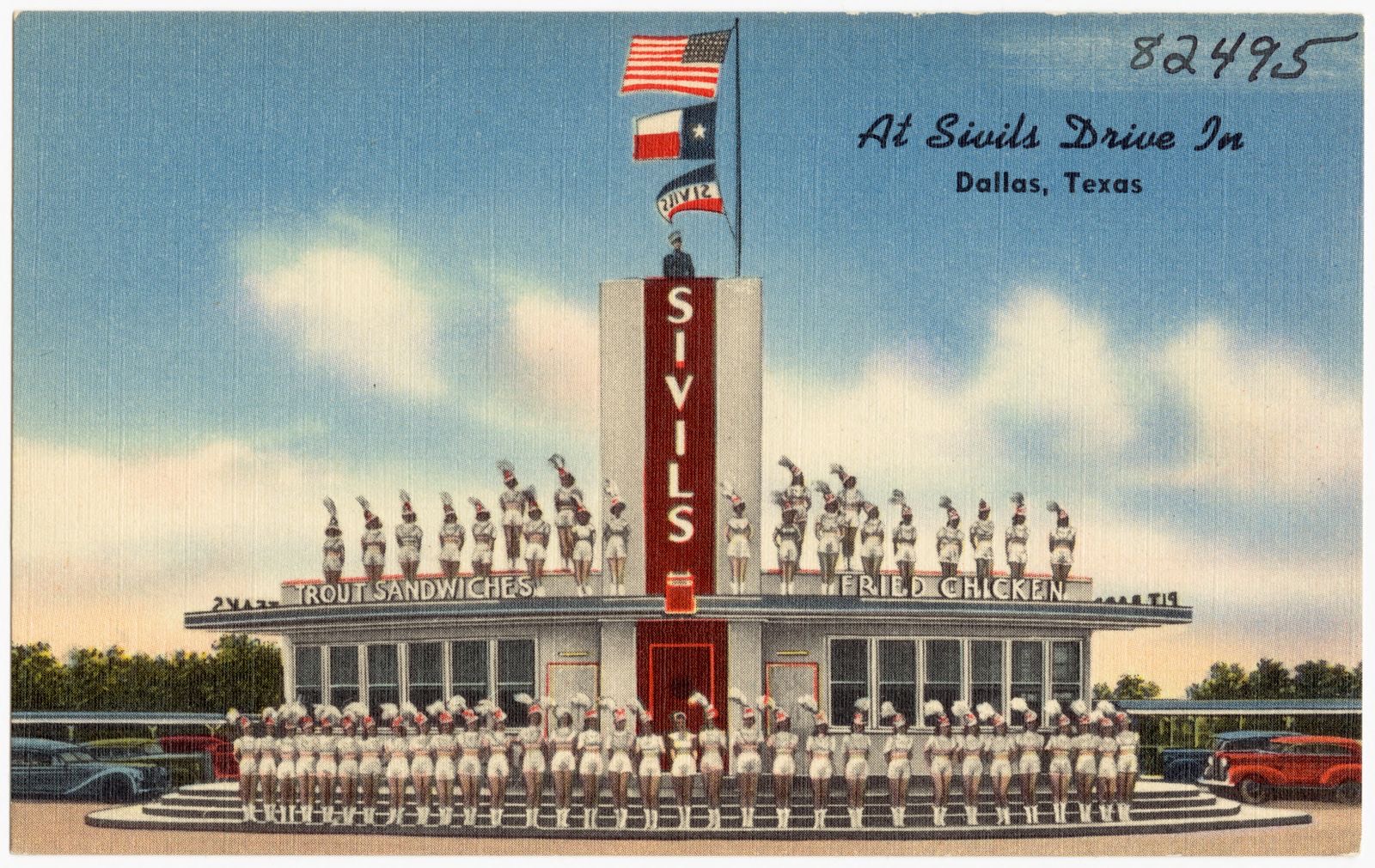 At Sivils Drive In, Dallas, Texas, Boston Public Library - undated