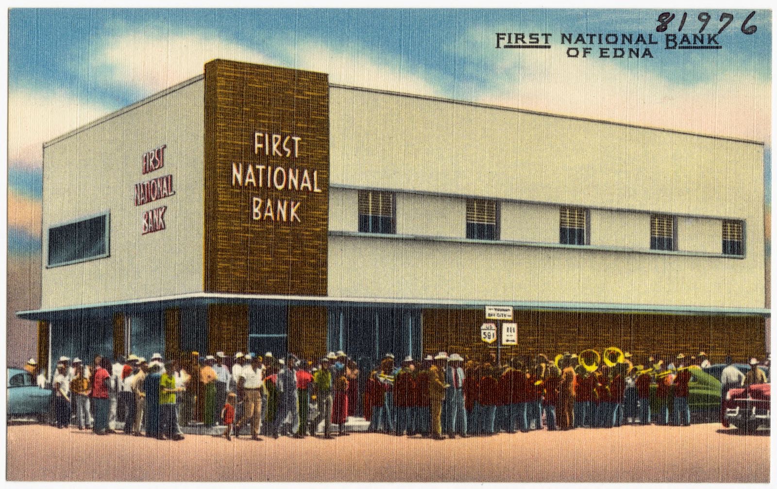 First National Bank of Edna, Boston Public Library - undated