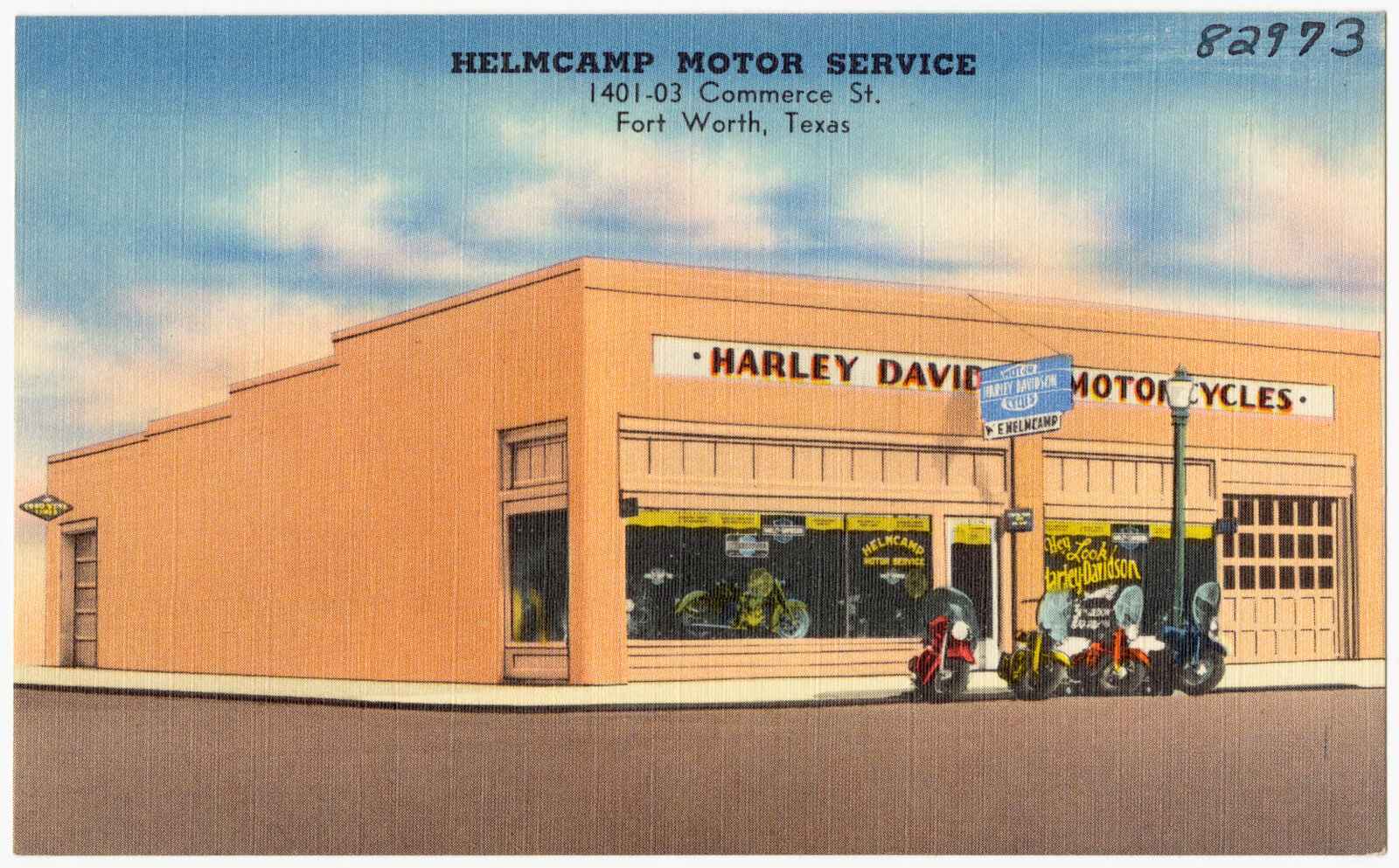 Helmcamp Motor Service, 1401-03 Commerce St., Fort Worth, Texas, Boston Public Library - undated