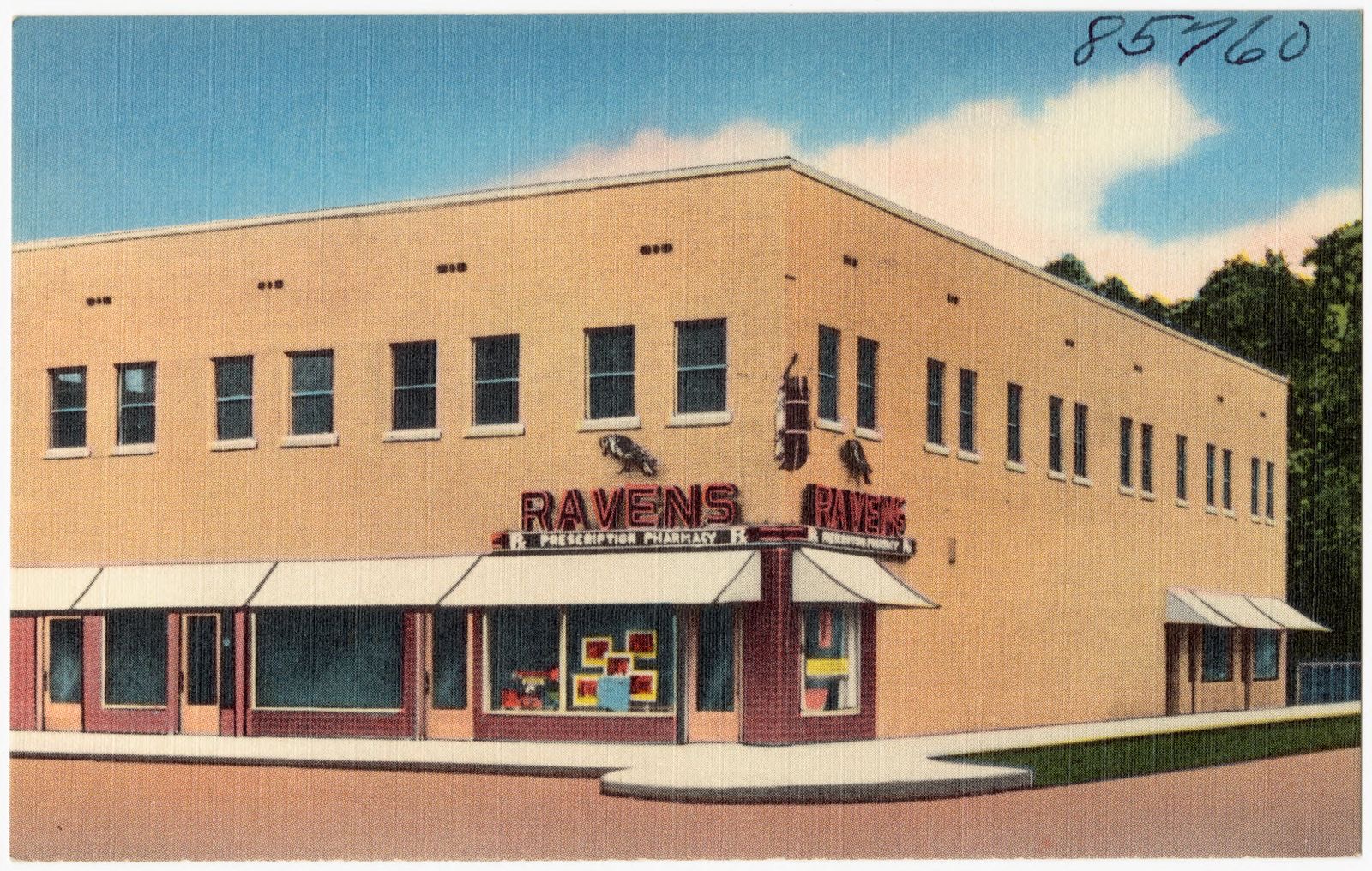 Raven's Prescription Pharmacy, Boston Public Library - undated