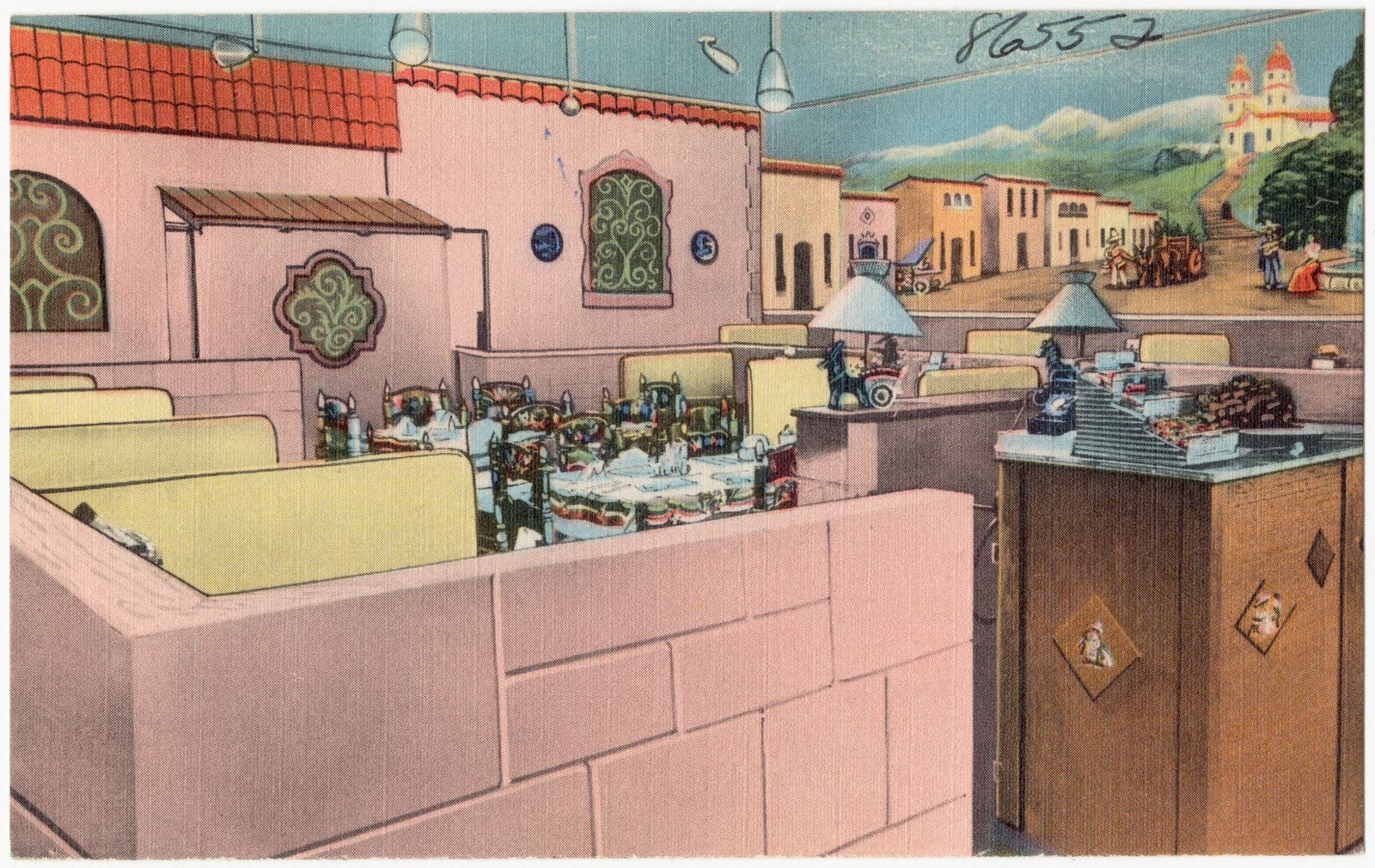 El Patio Café, Boston Public Library - undated