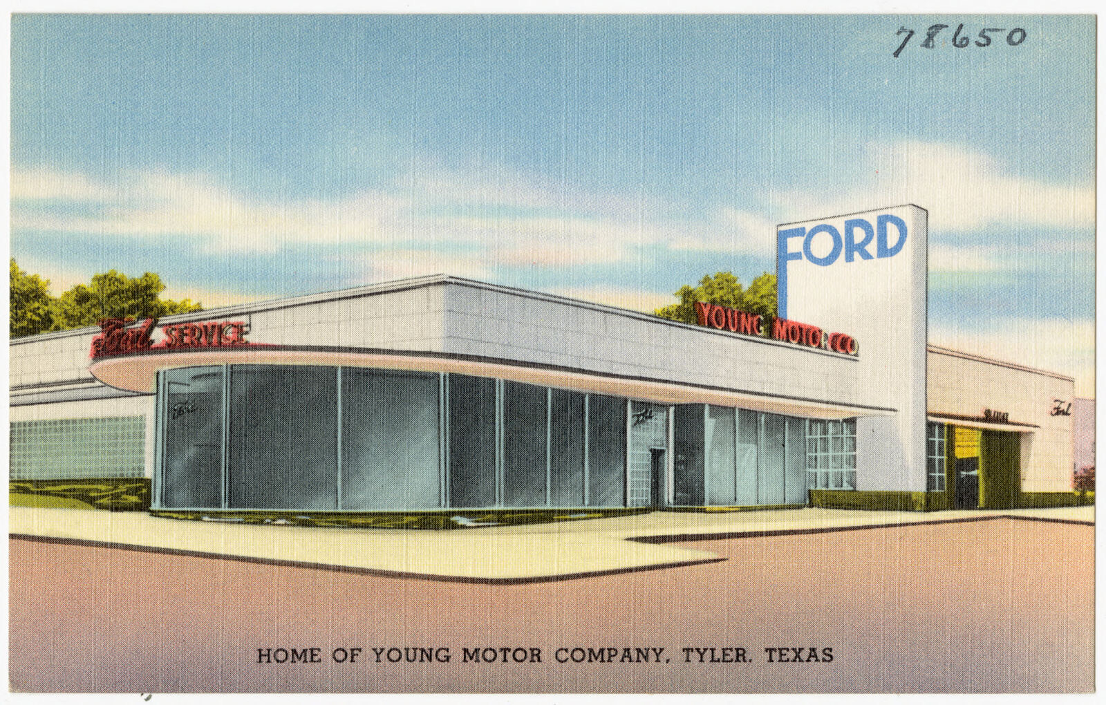 Home of Young Motor Company, Tyler, Texas, Boston Public Library - undated