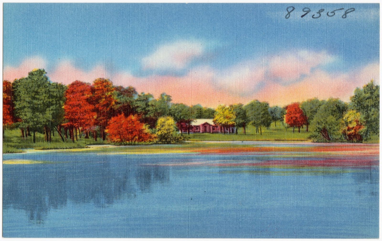 Ledbetter Lake located in Ledbetter Park in Cameron, Texas. Park provides other recreational facilities including city's Municipal Swimming Pool and Rodeo Arena., Boston Public Library - undated