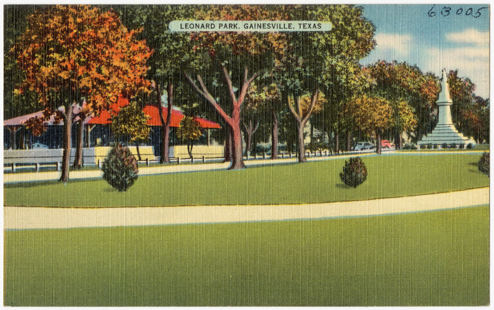 Leonard Park, Gainesville, Texas, Boston Public Library - undated