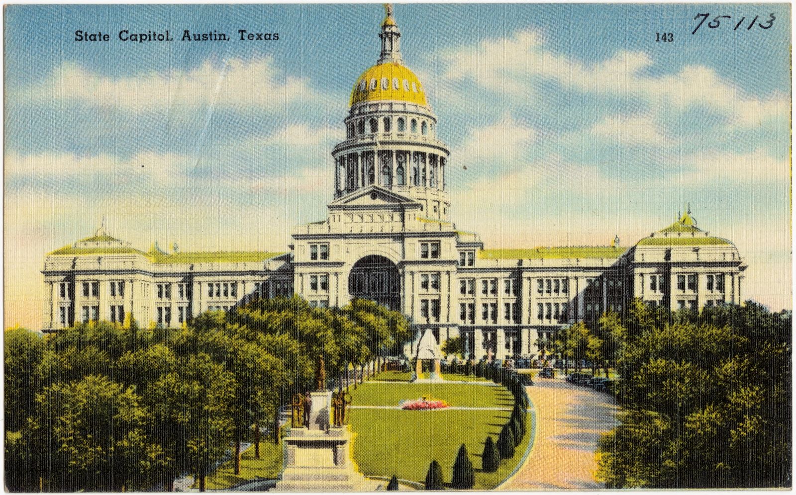 State capitol, Austin, Texas, Boston Public Library - undated
