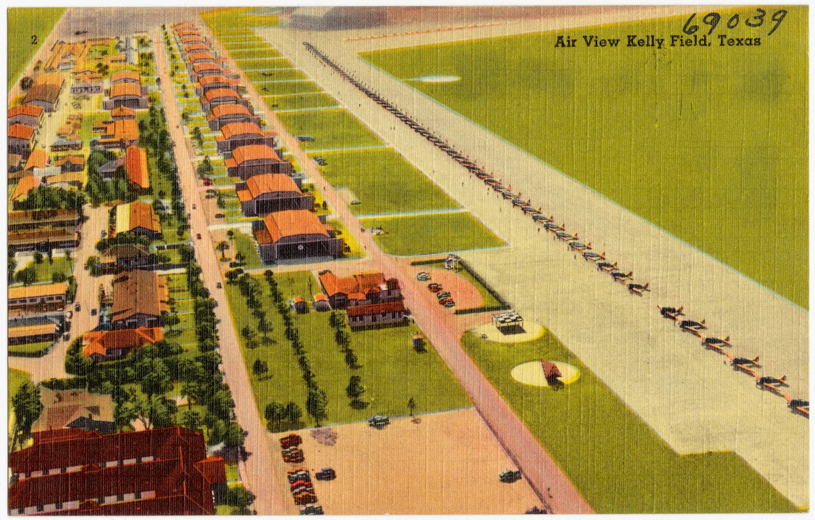 Air view Kelly Field, Texas, Boston Public Library - undated