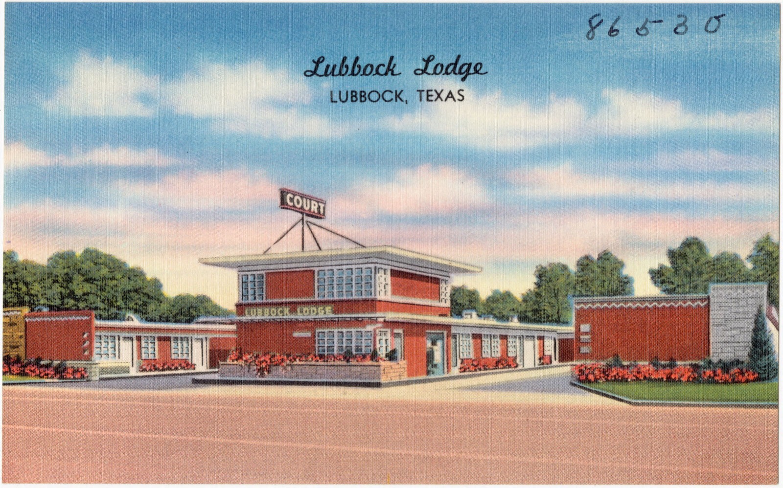 Lubbock Lodge, Lubbock, Texas, Boston Public Library - undated