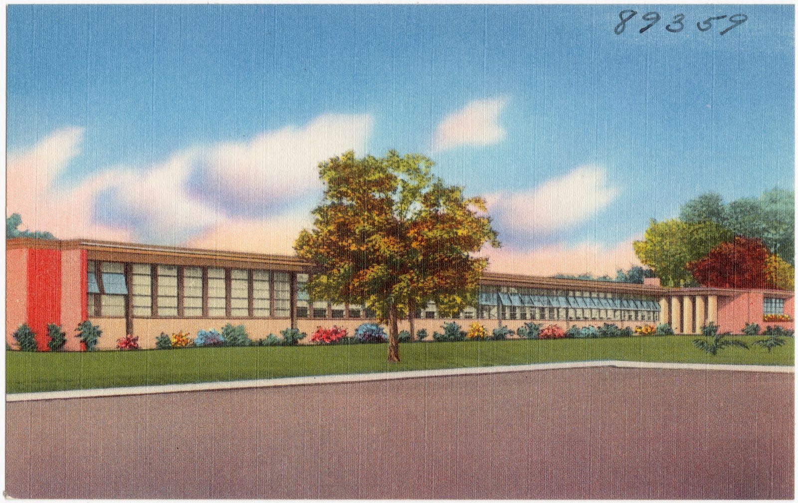 Modern Ben Milan Elementary School in Cameron, Texas., Boston Public Library - undated