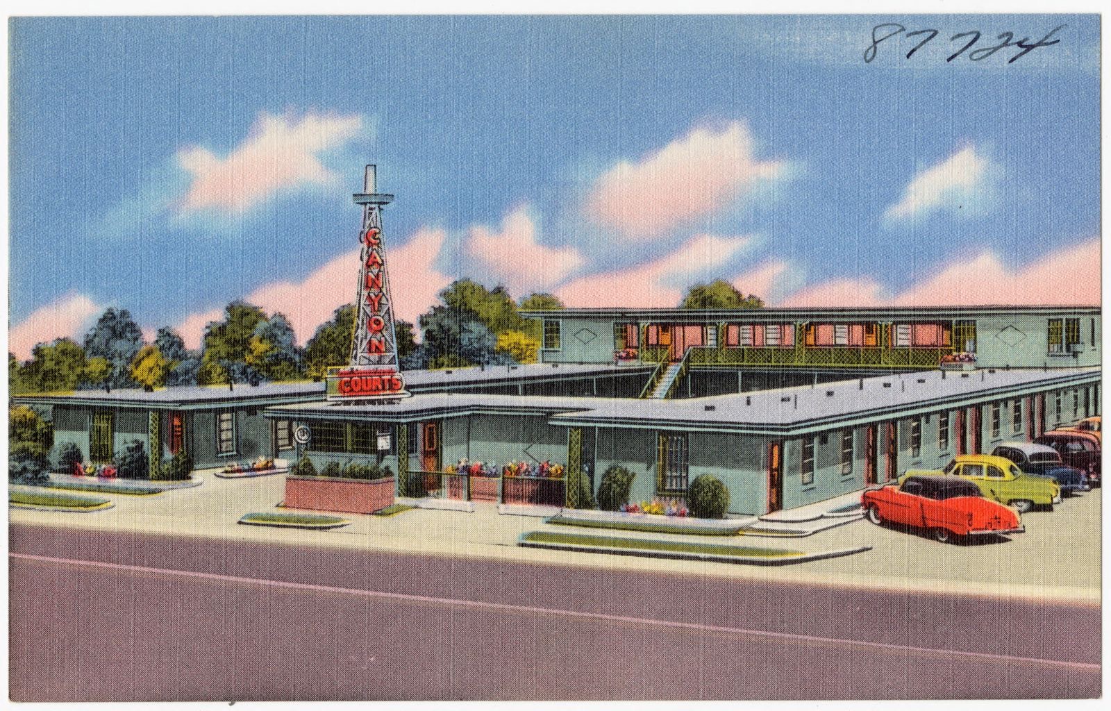 Canyon Courts, Boston Public Library - undated