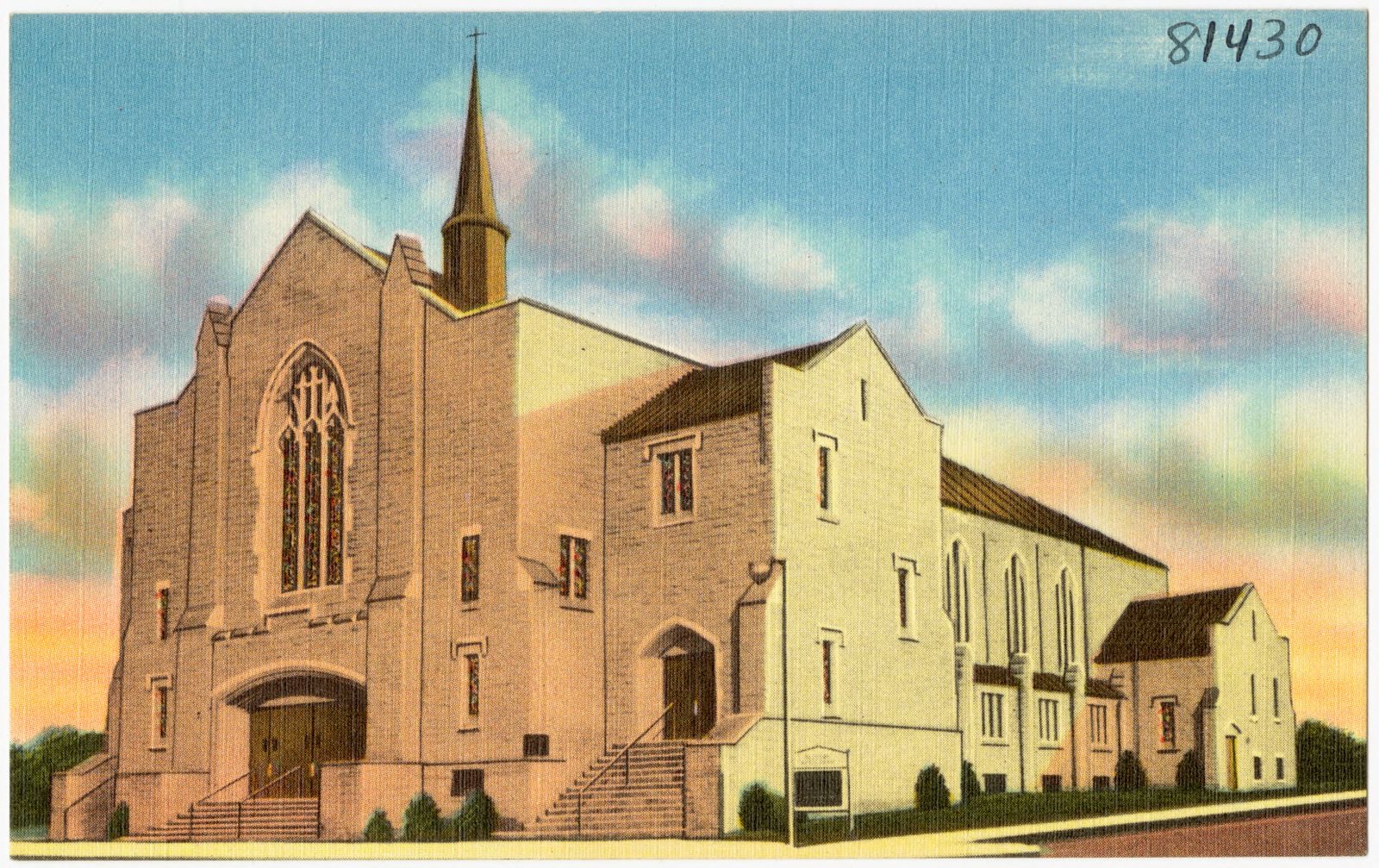 Polytechnic Baptist Church, Avenue E at Binkley, Ft. Worth, Texas, Boston Public Library - undated