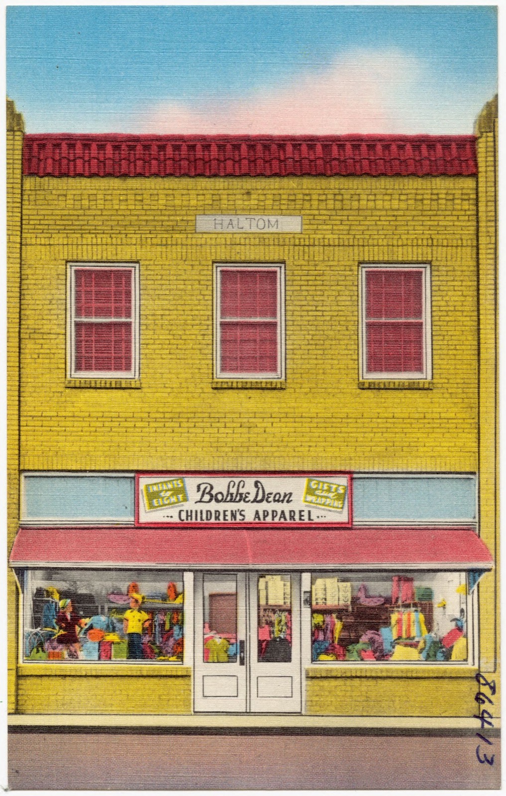 Bobbe Dean Shop, children's apparel, Boston Public Library - undated