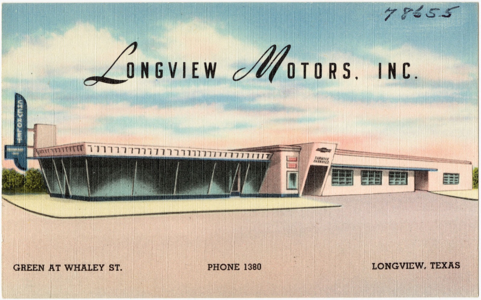 Longview Motors Inc., Longview, Texas, Boston Public Library - undated