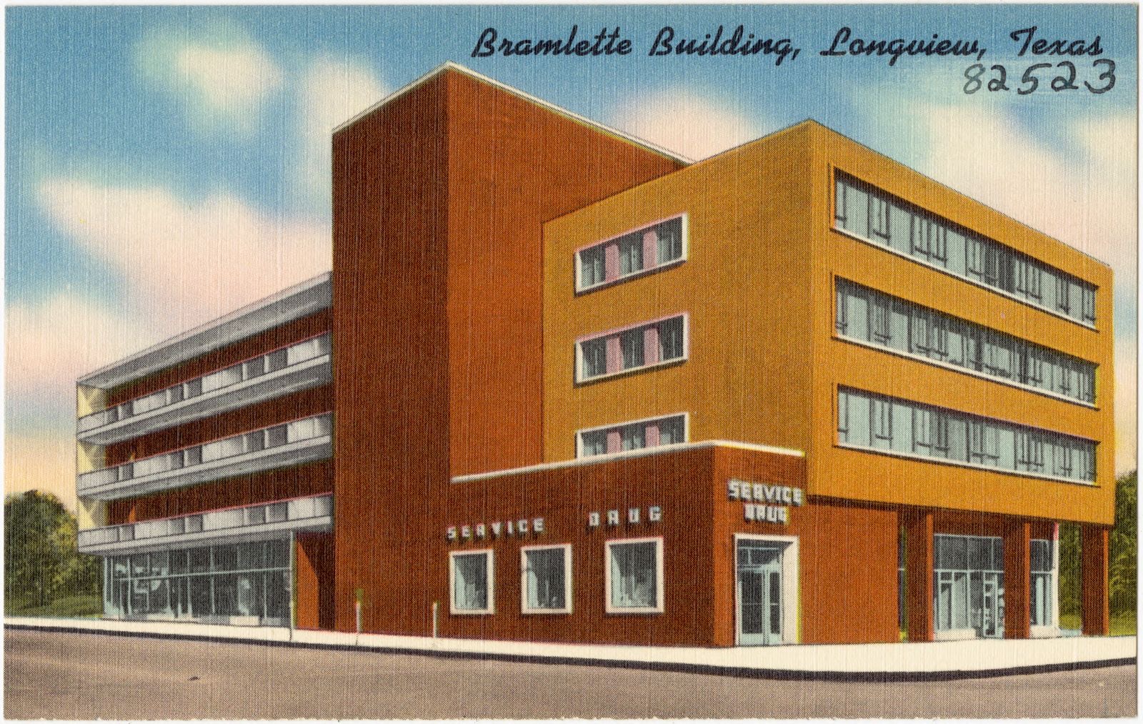 Bramlette Building, Longview, Texas, Boston Public Library - undated