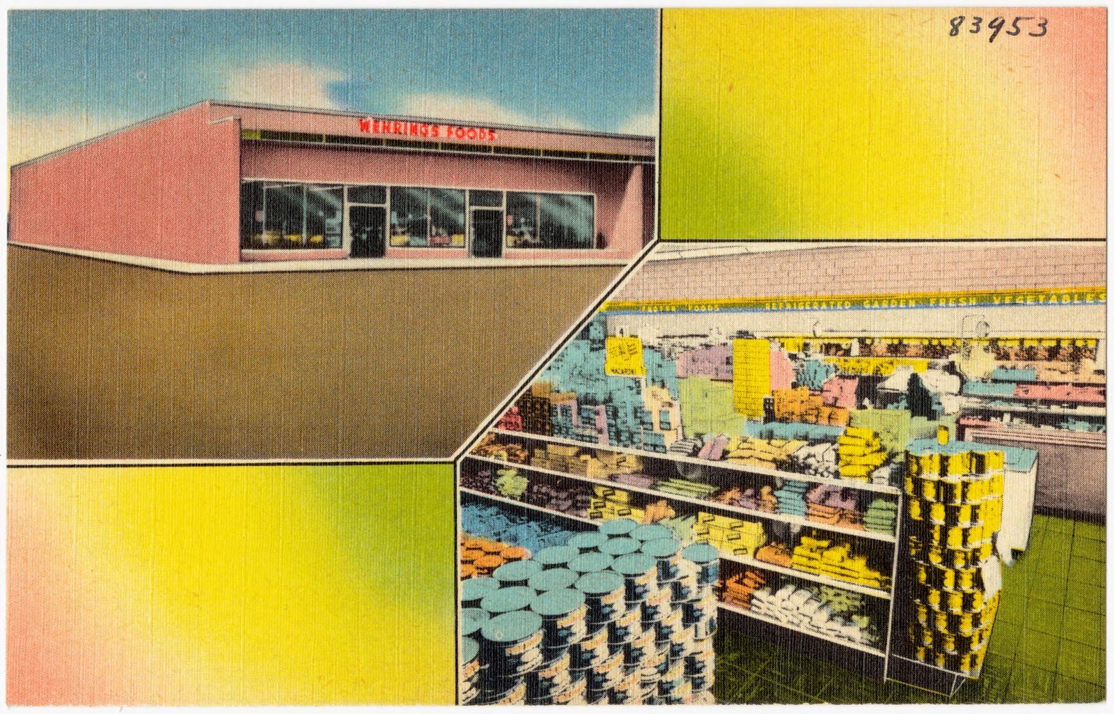Wehring's Food Store, Richard Hills Shopping Center, Hi-way 183 -- Ft. Worth, Texas, Boston Public Library - undated