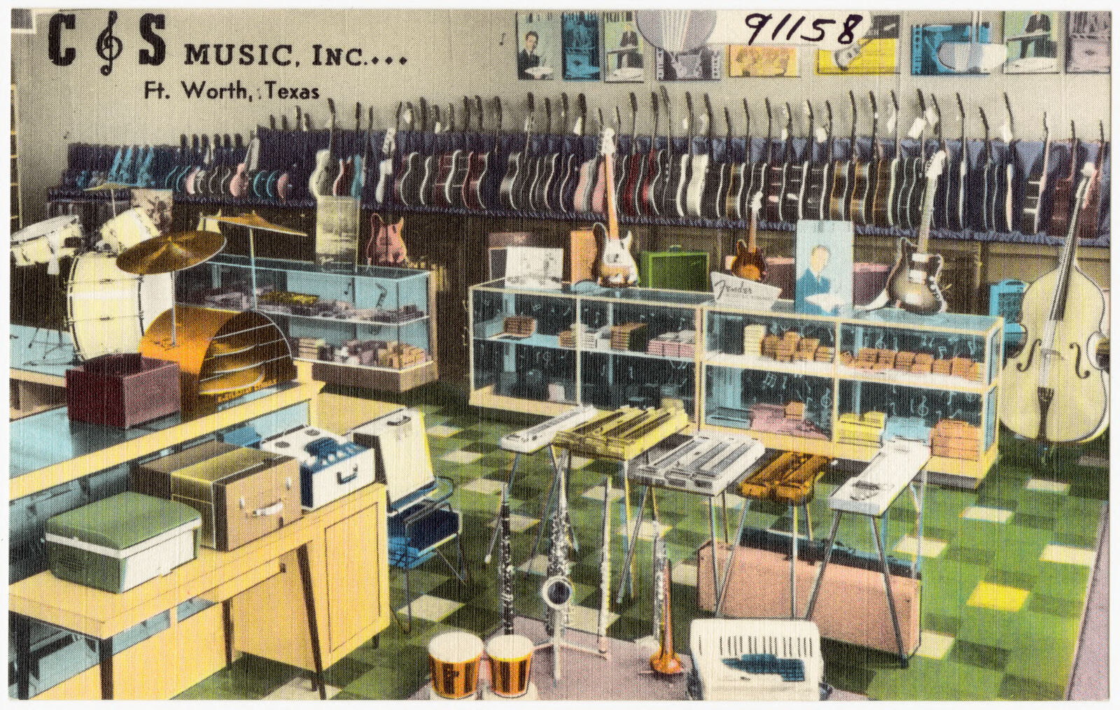 C & S Music Inc... Ft. Worth, Texas, Boston Public Library - undated