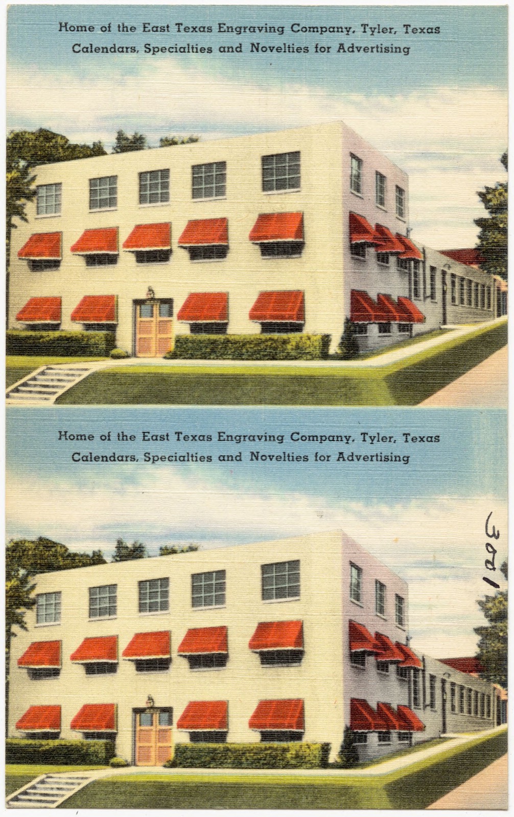 Home of the East Texas Engraving Company, Tyler, Texas. Calendars, specialties and novelties for advertising, Boston Public Library - undated