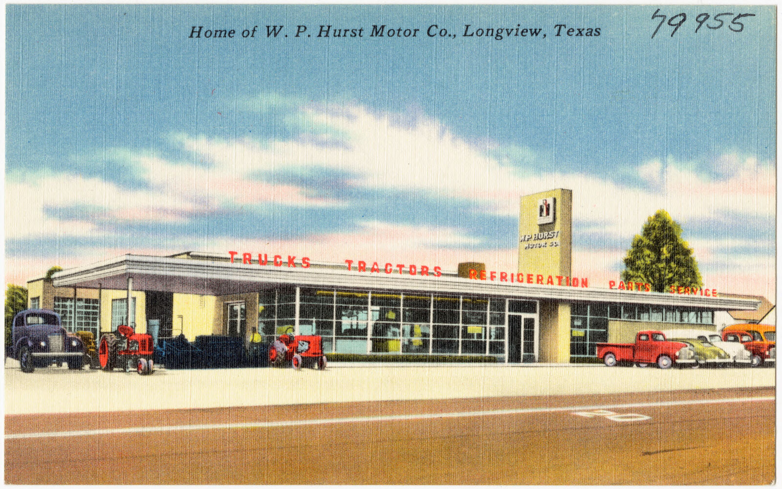 Home of W. P. Hurst Motor Co., Longview, Texas, Boston Public Library - undated