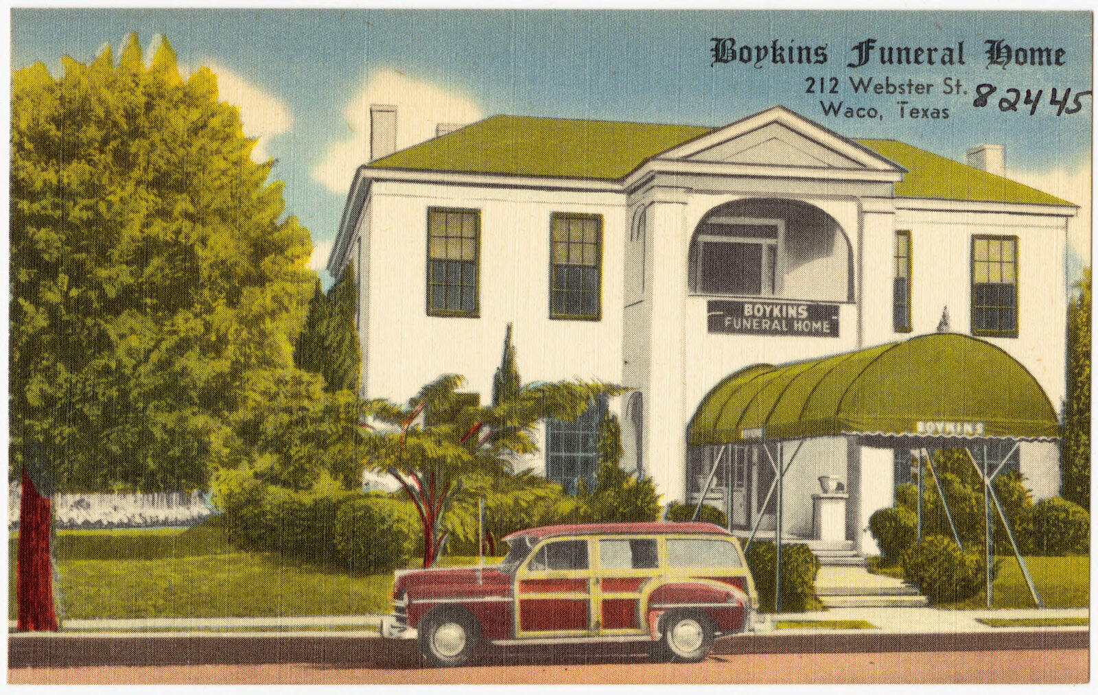 Boykins Funeral Home, 212 Webster St., Waco, Texas, Boston Public Library - undated