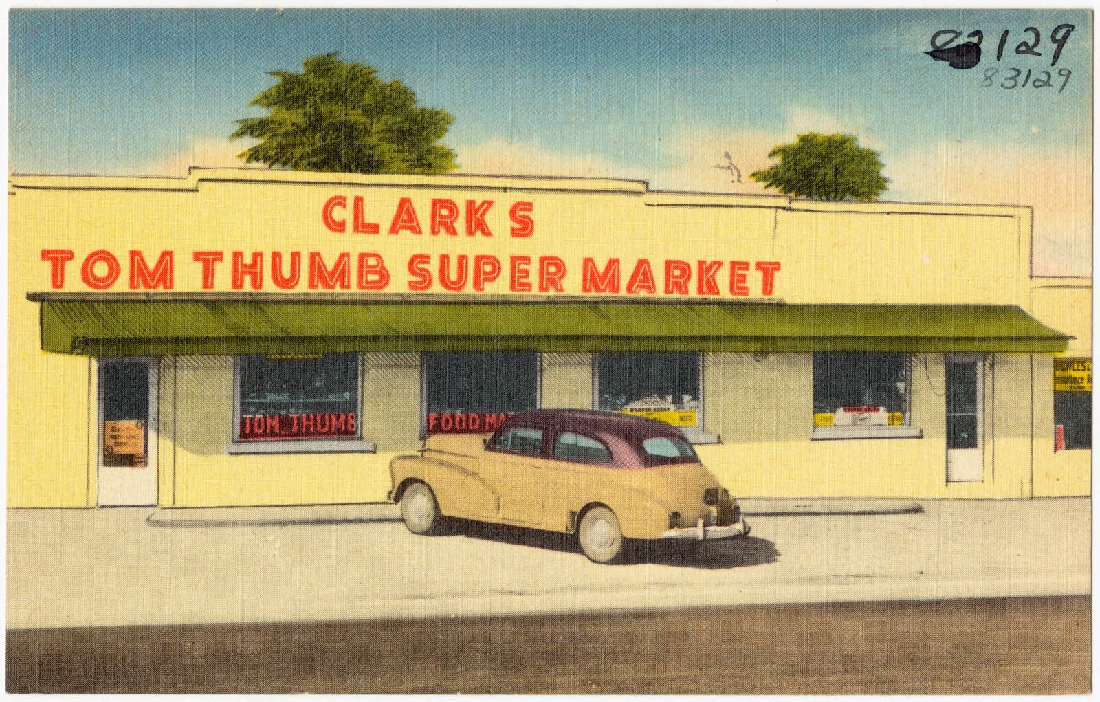 Clark's Tom Thumb Super Market, Boston Public Library - undated