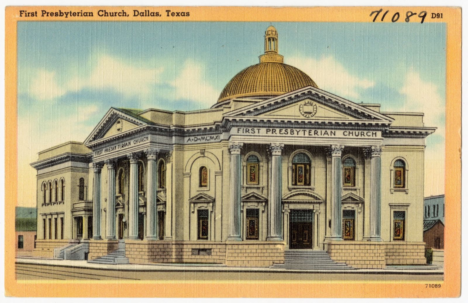 First Presbyterian Church, Dallas, Texas, Boston Public Library - undated