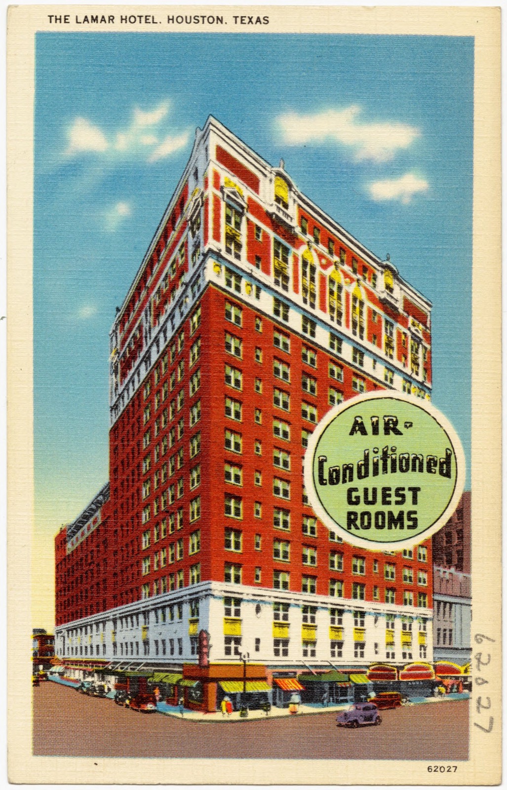 The Lamar Hotel, Houston, Texas, Boston Public Library - undated