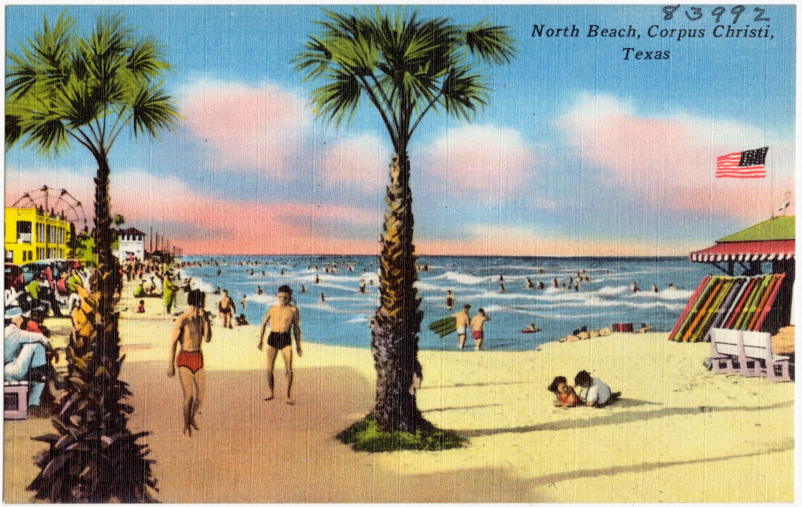 North Beach, Corpus Christi, Texas, Boston Public Library - undated